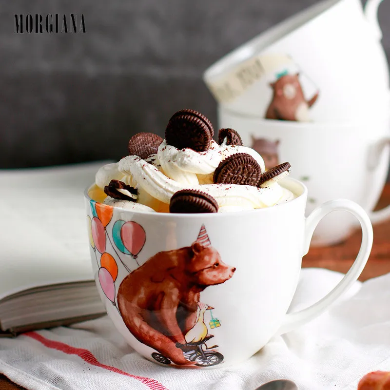 MORGIANA 600ML Big Animal Coffee Mug Brown Bear Big Capacity Coffee Cup Ice Cream Office Dreinkware For Milk and Juice
MORGIANA 600ML Big Animal Coffee Mug Brown Bear Big Capacity Coffee Cup Ice Cream Office Dreinkware For Milk and Juice
