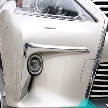 WELKINRY car auto cover styling For Lexus RX AL10 2013 2014 2015 ABS chrome front head fog lamp light eyelid eyebrow trim
WELKINRY car auto cover styling For Lexus RX AL10 2013 2014 2015 ABS chrome front head fog lamp light eyelid eyebrow trim