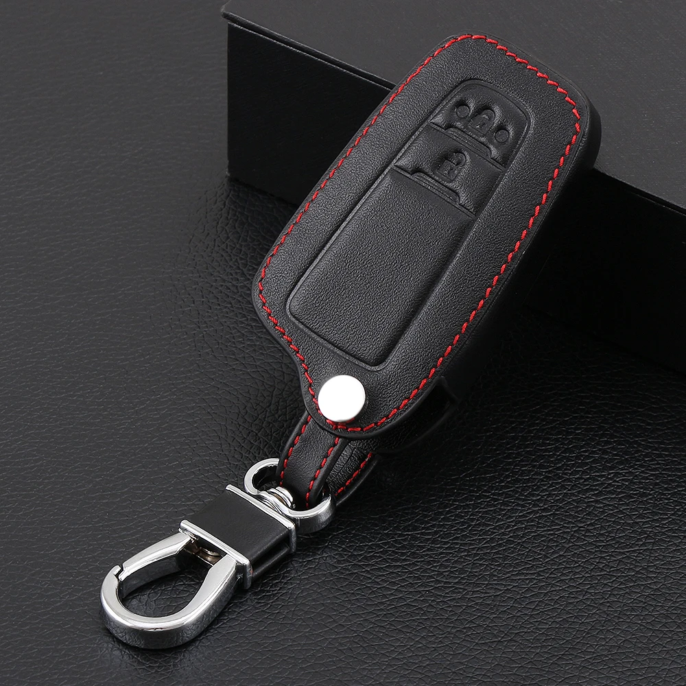 2 Button Leather Remote Car Key Case Cover Protector for Toyota Camry Aygo RAV4 Corolla CHR/C-HR Prius 2017 2018 2019
2 Button Leather Remote Car Key Case Cover Protector for Toyota Camry Aygo RAV4 Corolla CHR/C-HR Prius 2017 2018 2019