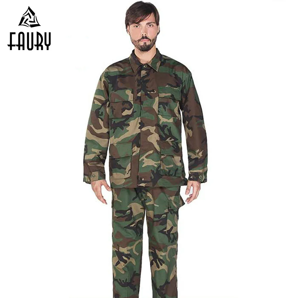 Men Military Uniform Outdoor Army Camouflage Combat Uniform Male Tactical Suit Sets BDU CS Training Jacket and Pant
Men Military Uniform Outdoor Army Camouflage Combat Uniform Male Tactical Suit Sets BDU CS Training Jacket and Pant