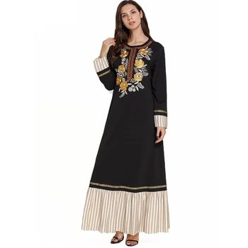 Vestido Longo Black Embroidery Muslim Kaftan Pakistani Arabic Dress Elbise Islamic Indonesia Robe Musulmane Longue Caftan Abaya
Vestido Longo Black Embroidery Muslim Kaftan Pakistani Arabic Dress Elbise Islamic Indonesia Robe Musulmane Longue Caftan Abaya