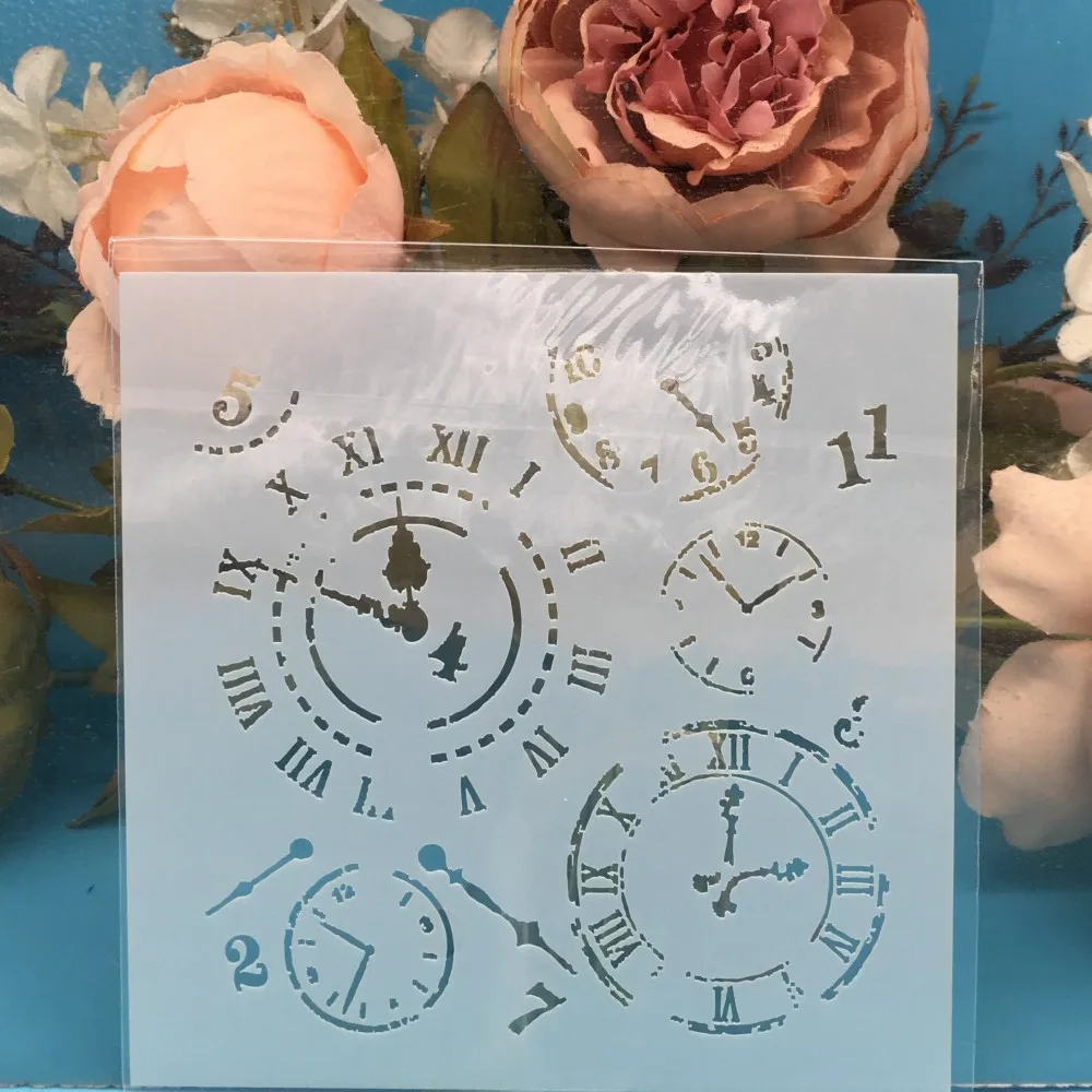 13cm Clock DIY Craft Layering Stencils Wall Painting Scrapbooking Stamping Embossing Album Paper Card Template
13cm Clock DIY Craft Layering Stencils Wall Painting Scrapbooking Stamping Embossing Album Paper Card Template