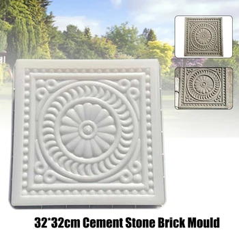 32*32cm DIY Plastic Mold Road Paving Cement Stone Mould Brick Concrete Molds Garden Decoration Square Path Maker
32*32cm DIY Plastic Mold Road Paving Cement Stone Mould Brick Concrete Molds Garden Decoration Square Path Maker