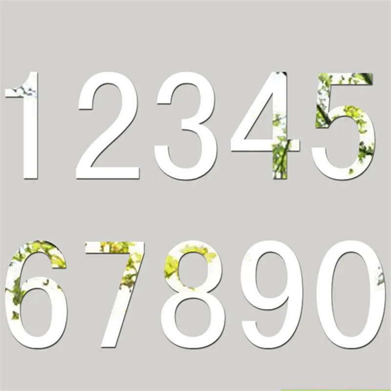 10 Number Letter Mirror wall sticker 10CM DIY Art Mural Acrylic 3D sticker Silver/Black/Gold reflecting wall stickers 0123456789
10 Number Letter Mirror wall sticker 10CM DIY Art Mural Acrylic 3D sticker Silver/Black/Gold reflecting wall stickers 0123456789