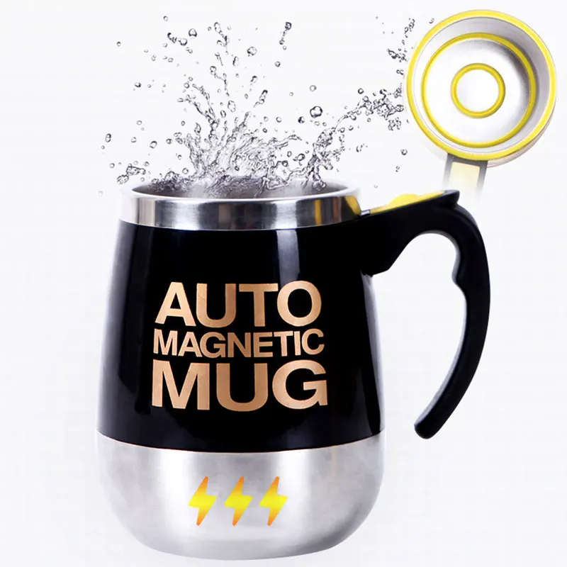Tazas coffee mug Stainless Steel Magnetic Self Stirring Automatic Cover Milk Mixing Mugs Electric Lazy Smart shaker Coffee Cup
Tazas coffee mug Stainless Steel Magnetic Self Stirring Automatic Cover Milk Mixing Mugs Electric Lazy Smart shaker Coffee Cup