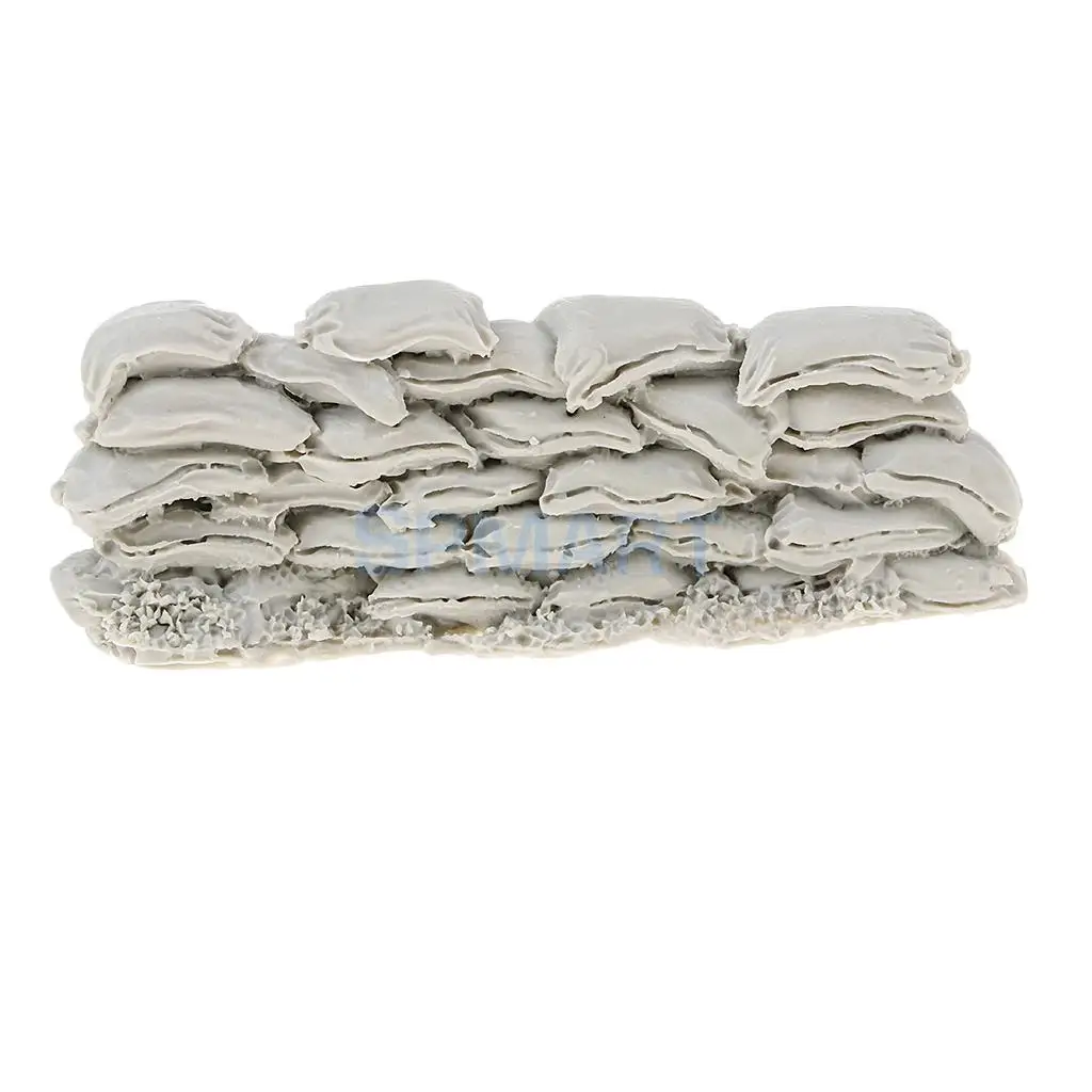 1/35 Scale Resin Millitary Soldier Scenario Accessories Sandbag Walls Combination Resin Kit Sand Model Landscape Scene Toys