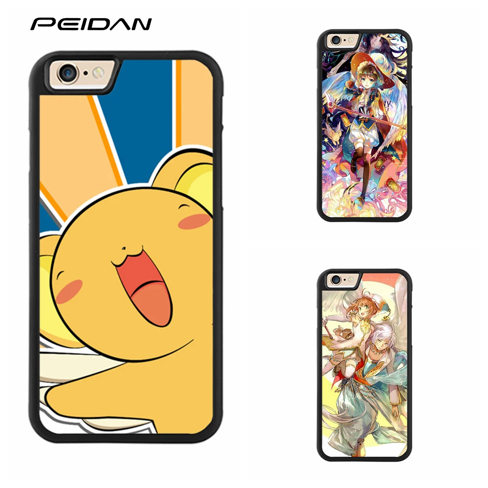 Peidan Сакура Card Captor 3 крышка телефона чехол для iPhone X 4 4S 5 5S 6 6S 7 8 Plus плюс # qq312 |