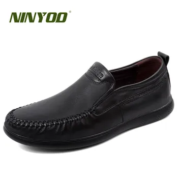 NINYOO Comfortable Moccasin Mens Loafers Genuine Leather Soft Handmade Casual Shoes Wearproof Breathable Driving Shoes Father
NINYOO Comfortable Moccasin Mens Loafers Genuine Leather Soft Handmade Casual Shoes Wearproof Breathable Driving Shoes Father
