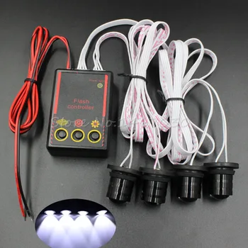 Free shipping 4 LEDs Car Truck Strobe Emergency Warning Eagle Eye Light Headlight White 4W
Free shipping 4 LEDs Car Truck Strobe Emergency Warning Eagle Eye Light Headlight White 4W