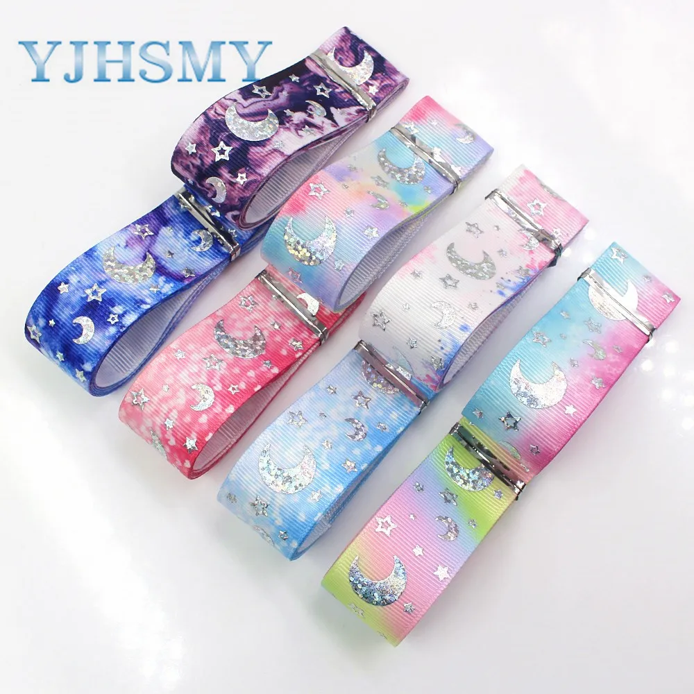 YJHSMY I-19430-1126,(1")25mm 10yards laser Silver Star moon love Printed grosgrain ribbon,bow cap Wedding Party DIY decorations
YJHSMY I-19430-1126,(1")25mm 10yards laser Silver Star moon love Printed grosgrain ribbon,bow cap Wedding Party DIY decorations