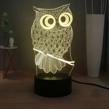 2019 LED Baby Sleep Night Light Animal Owl USB Remote 3D Visual Desk Lamp Novelty Multicolor Room Decor Children Birthday Gift
2019 LED Baby Sleep Night Light Animal Owl USB Remote 3D Visual Desk Lamp Novelty Multicolor Room Decor Children Birthday Gift
