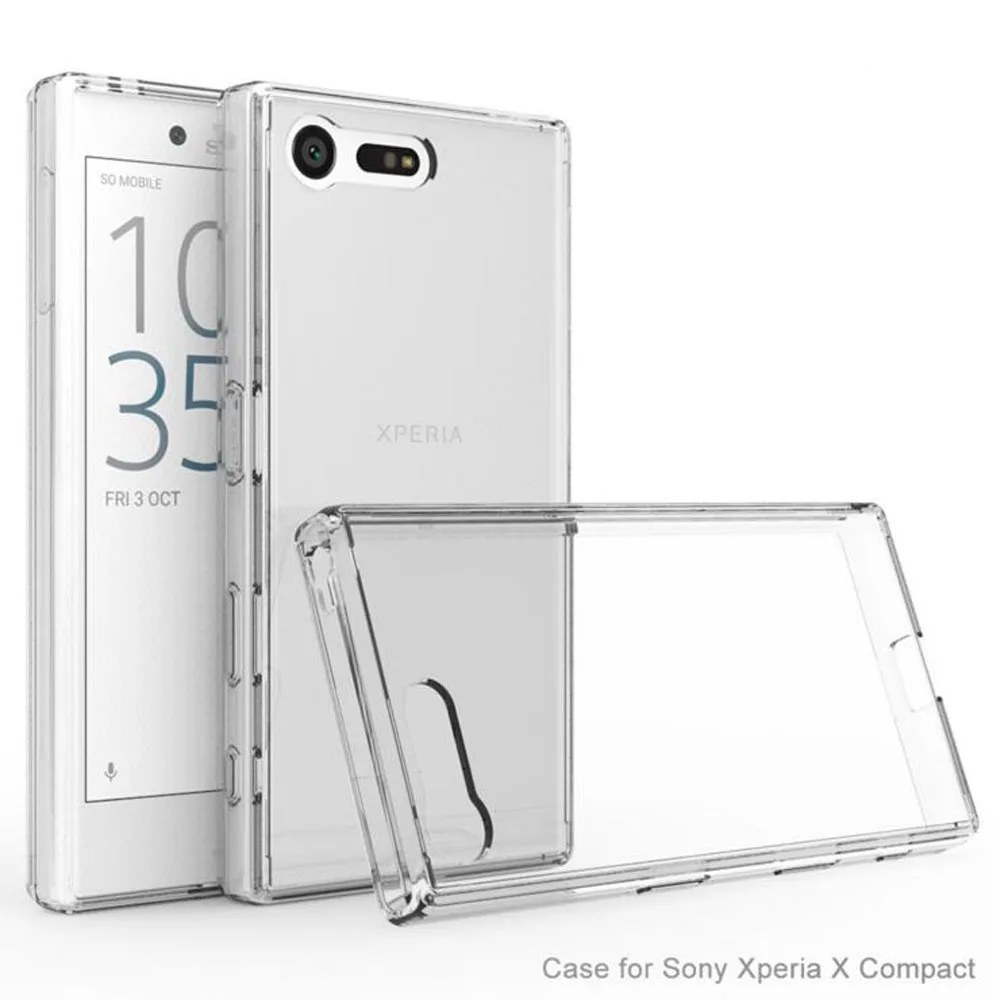 For Sony Xperia X Compact F5121 F5122 F5321 Case Soft TPU Edge Hard Acrylic Back Cover Shockproof Transparent Clear Bumper Case
For Sony Xperia X Compact F5121 F5122 F5321 Case Soft TPU Edge Hard Acrylic Back Cover Shockproof Transparent Clear Bumper Case