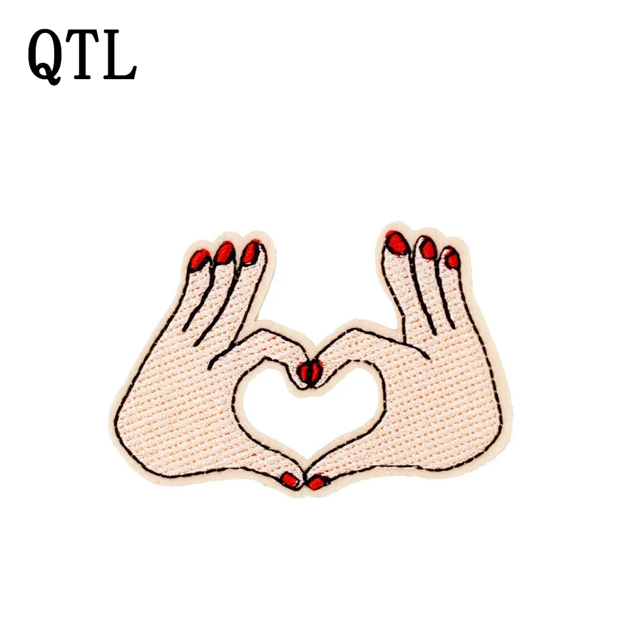 Diy Palm-shaped heart patches for clothing iron embroidered patch applique iron on patches sewing accessories badge on clothes
Diy Palm-shaped heart patches for clothing iron embroidered patch applique iron on patches sewing accessories badge on clothes