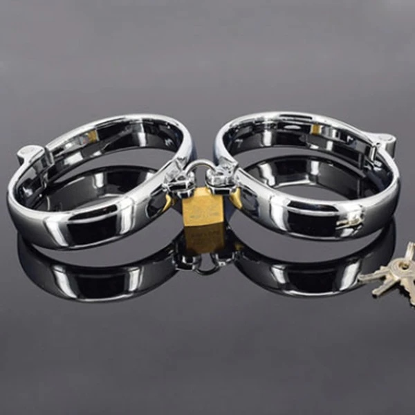 Aliexpress Buy Chastity Locks Stainless Steel Handcuff Ankle Cuff