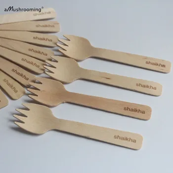 100ct Engraving Name and Date on Wooden Disposable Spoons Forks Sproks Wedding Birthday arty Utensils Party Tableware Cutlery
100ct Engraving Name and Date on Wooden Disposable Spoons Forks Sproks Wedding Birthday arty Utensils Party Tableware Cutlery