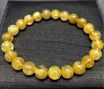 Jewelry Pearl Bracelet Natural Copper Rutilated Quartz Cat Eye Crystal Beads Bracelet 11mm AA Free Shipping
Jewelry Pearl Bracelet Natural Copper Rutilated Quartz Cat Eye Crystal Beads Bracelet 11mm AA Free Shipping