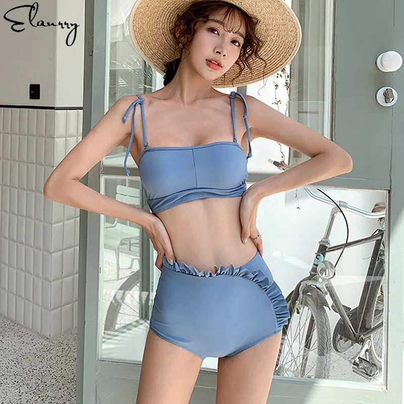 2019 Women High Waisted Bikini Set Solid Vintage Summer Swimsuit Mujer Maillot De Bain Buiquni Padded Sexy Beach Wear
2019 Women High Waisted Bikini Set Solid Vintage Summer Swimsuit Mujer Maillot De Bain Buiquni Padded Sexy Beach Wear