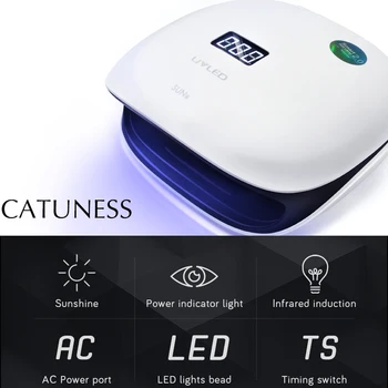CATUNESS 48 W Nail Dryer UV LED Lamp Display Dryer Lamp for Curing Gel Polish Auto Sensing LASTING Nail Manicure Tool
CATUNESS 48 W Nail Dryer UV LED Lamp Display Dryer Lamp for Curing Gel Polish Auto Sensing LASTING Nail Manicure Tool