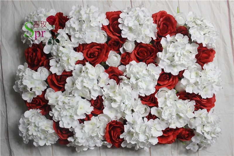 

SPR Free Shipping 10pcs/lot Artificial rose peony hydrangea flower wall wedding backdrop event bohemia wedding occasion wall