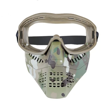 Tactical Military Paintball Mask Outdoor Protective Full Face Lens Mask CS War Game Multicam Camouflage Shooting Masks
Tactical Military Paintball Mask Outdoor Protective Full Face Lens Mask CS War Game Multicam Camouflage Shooting Masks