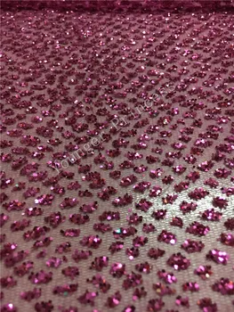 Pink color YG-109 glued print glitter tulle african Indian net lace fabric 5yards for nice dress
Pink color YG-109 glued print glitter tulle african Indian net lace fabric 5yards for nice dress
