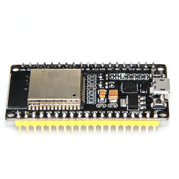 ESP32 Development Board WiFi+Bluetooth Ultra-Low Power Consumption Dual Cores (ESP-WROOM-32) ESP-32S Board (Yellow pin welding)
ESP32 Development Board WiFi+Bluetooth Ultra-Low Power Consumption Dual Cores (ESP-WROOM-32) ESP-32S Board (Yellow pin welding)