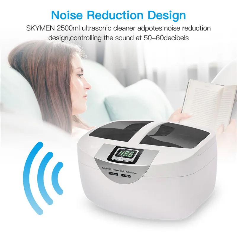 Skymen Ultrasonic Cleaner 1.2L Jewelry Bath Dental Manicure Tools Toothbrush Cutter Stones Glasses Gold Cleaning Machine
Skymen Ultrasonic Cleaner 1.2L Jewelry Bath Dental Manicure Tools Toothbrush Cutter Stones Glasses Gold Cleaning Machine