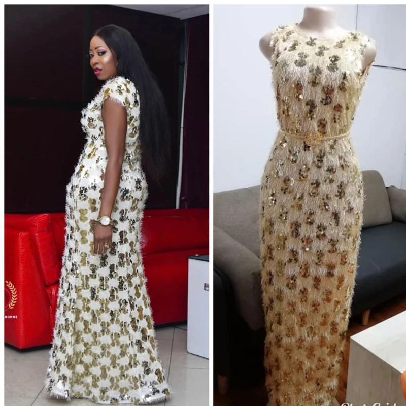 African women's party dress sleeveless high-elastic sequins fur long dress with belt fashion elegant noble temperament summer
African women's party dress sleeveless high-elastic sequins fur long dress with belt fashion elegant noble temperament summer