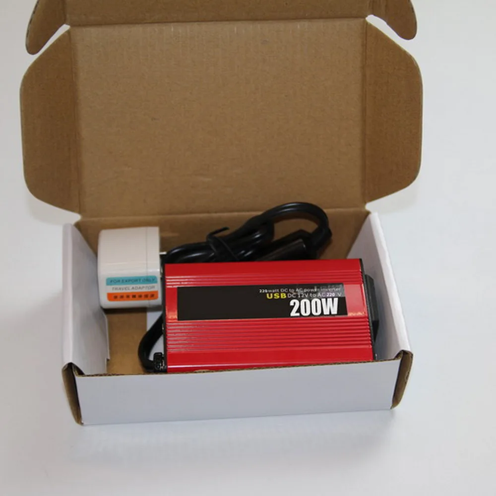 2018 new Polarlander DC 12V to AC 220V Sine Wave Red 50Hz Car with USB Modified 200W Power Inverter hot sale 
2018 new Polarlander DC 12V to AC 220V Sine Wave Red 50Hz Car with USB Modified 200W Power Inverter hot sale