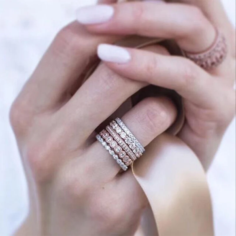 5 Pcs/Set Women Fashion Simple Round Geometric Crystal Rhinestones Joint Ring Party Wedding Cute Couple Ring Set
5 Pcs/Set Women Fashion Simple Round Geometric Crystal Rhinestones Joint Ring Party Wedding Cute Couple Ring Set