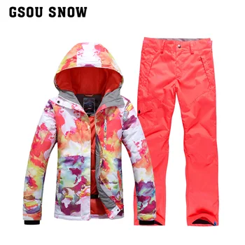2016 winter Gsou snow double veneer ski suit style suit female Han outdoor waterproof thickened ski suit
2016 winter Gsou snow double veneer ski suit style suit female Han outdoor waterproof thickened ski suit