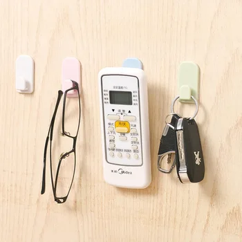 Plastic Hooks 2 pairs(4pcs) Sticky Hook Set TV Air Conditioner Remote Control Key Practical Wall Storage Holder Strong Hanger
Plastic Hooks 2 pairs(4pcs) Sticky Hook Set TV Air Conditioner Remote Control Key Practical Wall Storage Holder Strong Hanger