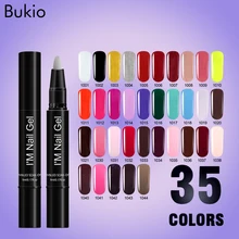 Por Pencil Nail Polish Lots From Bukio Gel Nail Polish Pen Dawdler Supplies Convenient To Use Painting Brush Creative Art Marker Ink Pencil Permanent