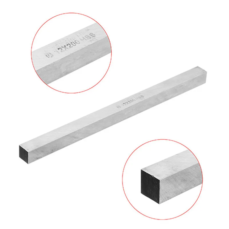 200mm 6/8/10/12mm HSS Square Milling Engraving Lathe Tool Bit Turning Tool For Milling Turning Lathe
200mm 6/8/10/12mm HSS Square Milling Engraving Lathe Tool Bit Turning Tool For Milling Turning Lathe