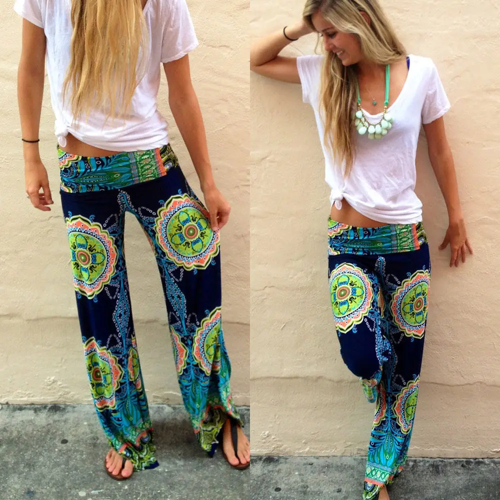Floral Casual Wide Leg Long Harem Pants High Waist Loose Elastic Waist Palazzo Trousers Plus Size New beach pants
Floral Casual Wide Leg Long Harem Pants High Waist Loose Elastic Waist Palazzo Trousers Plus Size New beach pants