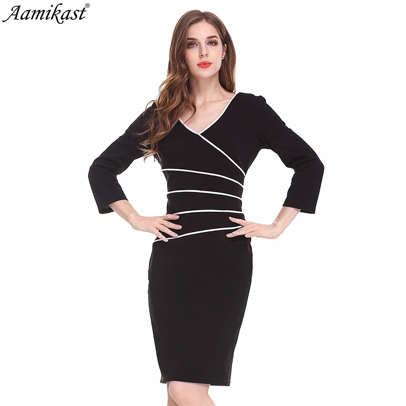 Elegant Womens Elegant Winter Contrast Patchwork Front Slit Striped Vintage Work Business Casual Party Slim Bodycon Pencil Dress
Elegant Womens Elegant Winter Contrast Patchwork Front Slit Striped Vintage Work Business Casual Party Slim Bodycon Pencil Dress