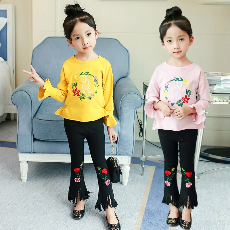 Kids Clothes Set 2018 Embroidery Long Sleeve Shirt + Pant Sports Suit Toddler Girl Clothing Set Back To School Outfit Teens 12
Kids Clothes Set 2018 Embroidery Long Sleeve Shirt + Pant Sports Suit Toddler Girl Clothing Set Back To School Outfit Teens 12