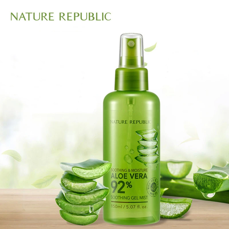 Nature Republic 150ml Face Toner Soothing Bioaqua Moisture Aloe 92% Soothing Gel Mist Aloe Moisturizing Spray Korean Cosmetics
Nature Republic 150ml Face Toner Soothing Bioaqua Moisture Aloe 92% Soothing Gel Mist Aloe Moisturizing Spray Korean Cosmetics