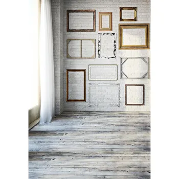 Indoor Brick Wall Backdrop for Photography Printed Frames White Curtain Window Wedding Kids Children Photo Background Wood Floor
Indoor Brick Wall Backdrop for Photography Printed Frames White Curtain Window Wedding Kids Children Photo Background Wood Floor