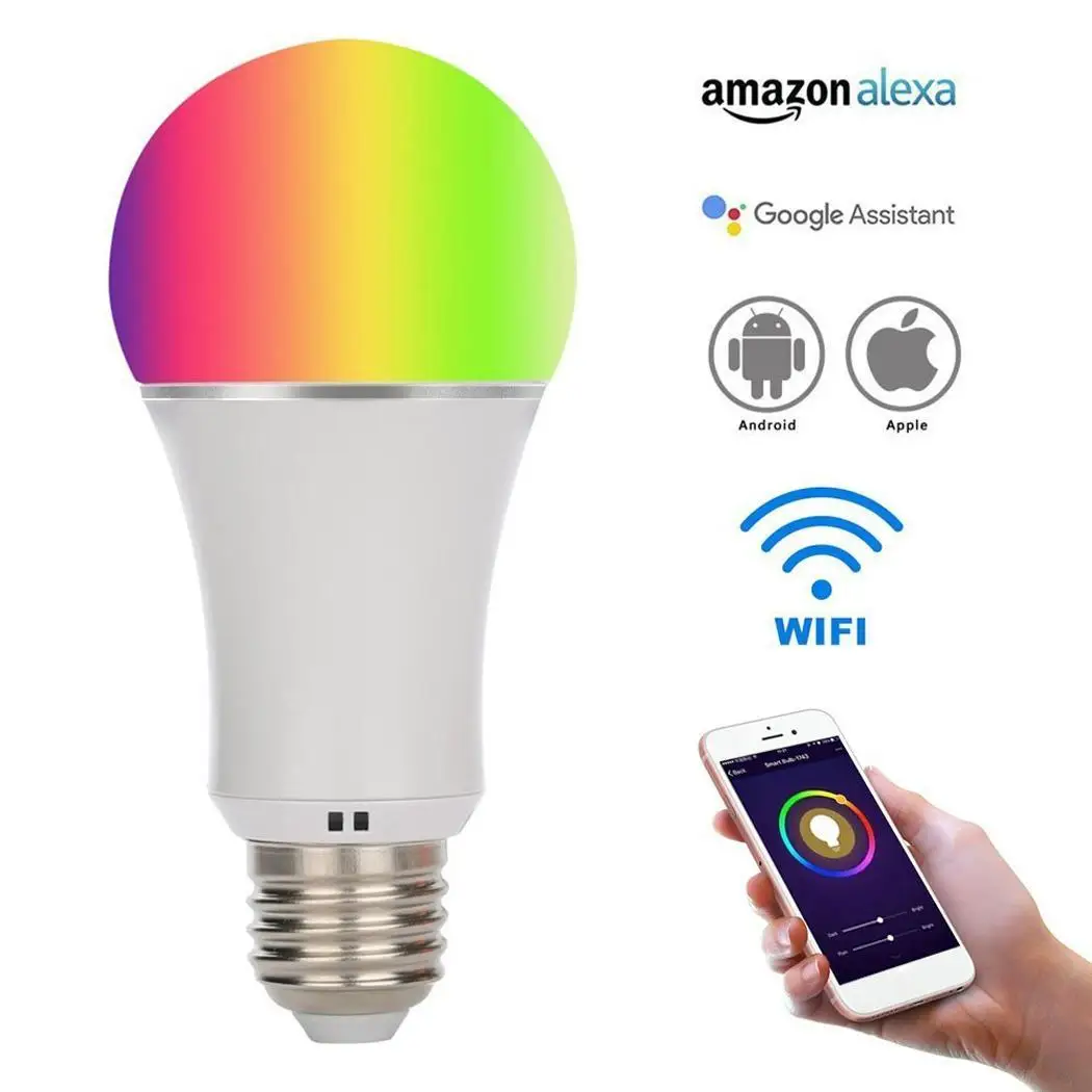 Wireless Alexa Smart LED Bulb RGB Light Works Wifi Control Remote with Bulb Amazon
Wireless Alexa Smart LED Bulb RGB Light Works Wifi Control Remote with Bulb Amazon