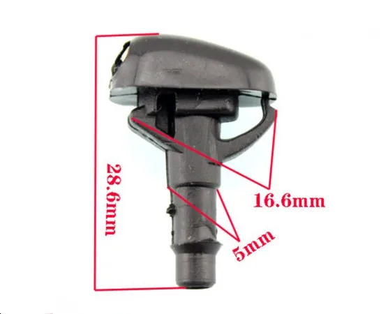 2PCS Wiper cover water jet nozzle is suitable for the cheetah dash pajero ling yue lancer's V31V33V73 "lancer
2PCS Wiper cover water jet nozzle is suitable for the cheetah dash pajero ling yue lancer's V31V33V73 "lancer