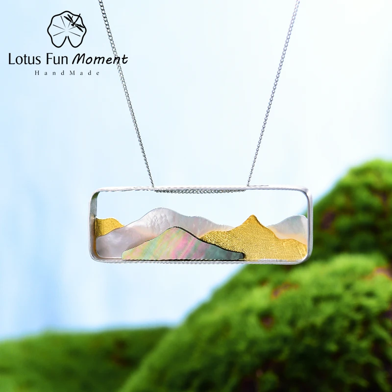 Lotus Fun Moment Real 925 Sterling Silver Natural Sea Shell Fashion Jewelry Multipeaked Mountain Design Pendant without Necklace
Lotus Fun Moment Real 925 Sterling Silver Natural Sea Shell Fashion Jewelry Multipeaked Mountain Design Pendant without Necklace