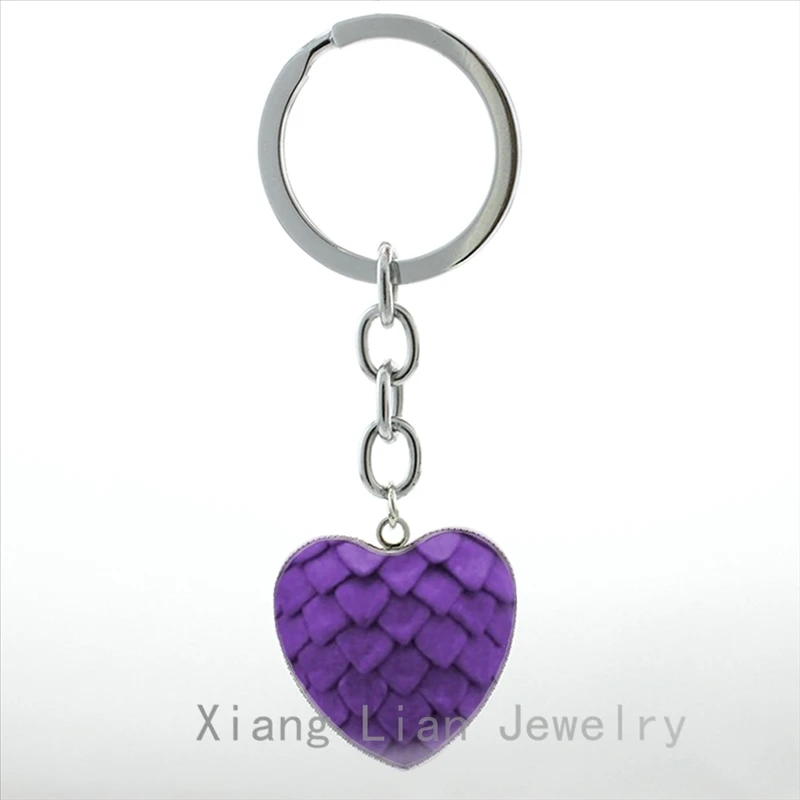 Beautiful Purple Dragon heart pendant key chains ring case for Game of Thrones Geekery movie jewelry charms keychain HP182
Beautiful Purple Dragon heart pendant key chains ring case for Game of Thrones Geekery movie jewelry charms keychain HP182