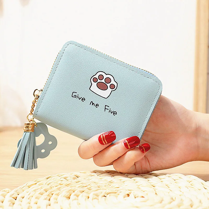 Cat Tassel Womens Mini Leather Wallet Coin Purses Ladies Wallets Money Bag Female Card Holder Cute Small Wallets Women Purse
Cat Tassel Womens Mini Leather Wallet Coin Purses Ladies Wallets Money Bag Female Card Holder Cute Small Wallets Women Purse