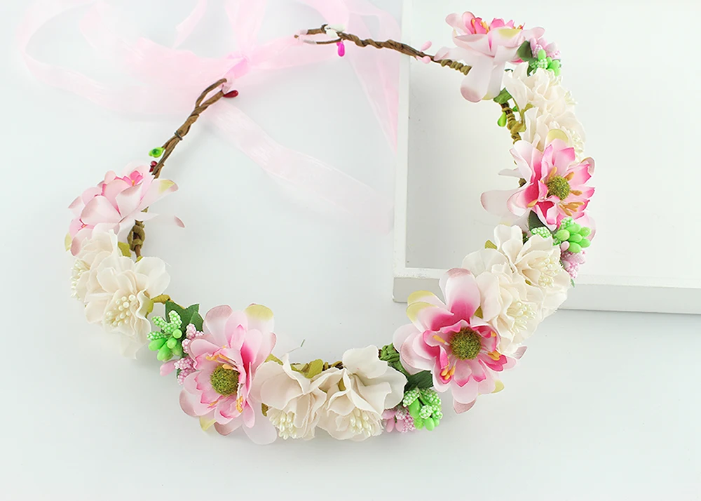 Wedding Bridal Party voile flower beige pink handmade artifical fabric Flower Hair Band Tiara Headband Jewelry Accessories
Wedding Bridal Party voile flower beige pink handmade artifical fabric Flower Hair Band Tiara Headband Jewelry Accessories