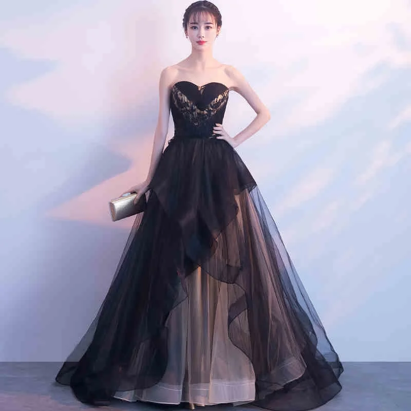 Black Prom Dresses 2019 Gown Dress Long Prom Off Shoulder Tulle Long Trailing Overskirt Dress Robe De Gala Dresses 2019 TS719
Black Prom Dresses 2019 Gown Dress Long Prom Off Shoulder Tulle Long Trailing Overskirt Dress Robe De Gala Dresses 2019 TS719