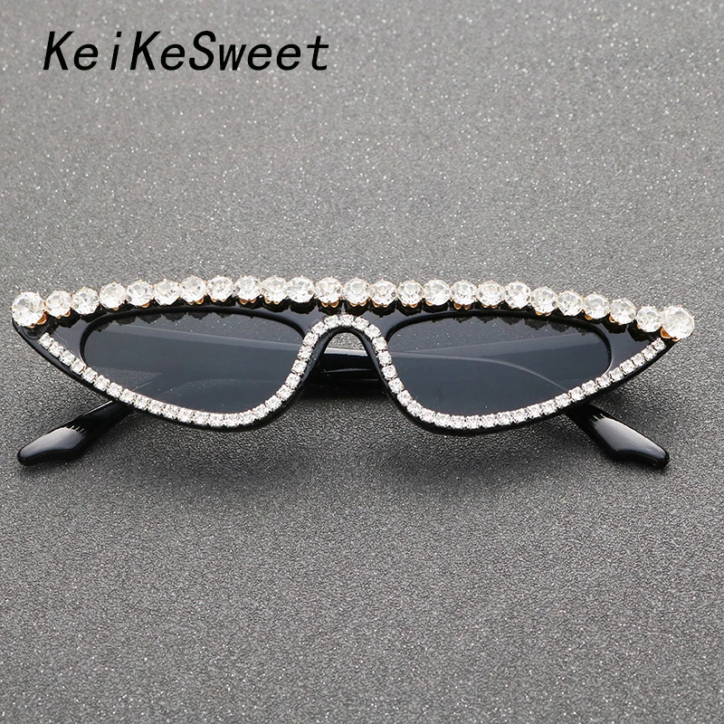 KeiKeSweet Top Brand Designer Crystal Cat Eye Sunglasses Women Vintage Mirror Rhinestone Shades Handmade Lady Sun Gasses Rays
KeiKeSweet Top Brand Designer Crystal Cat Eye Sunglasses Women Vintage Mirror Rhinestone Shades Handmade Lady Sun Gasses Rays
