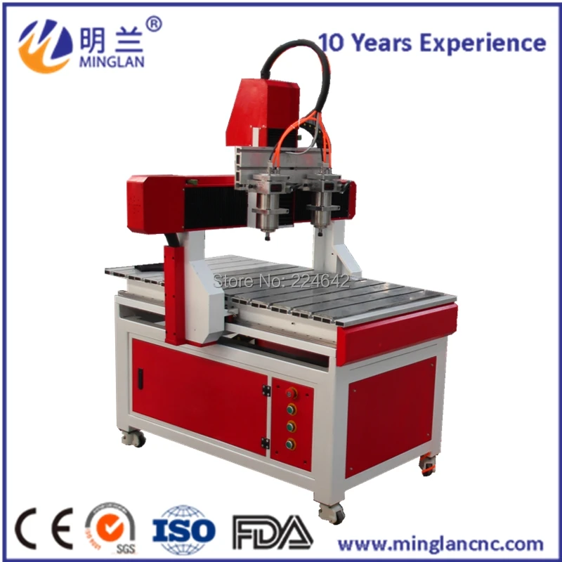 Two spindle cnc machine 6090 cnc router engraving machine Multi-head engraving machine
Two spindle cnc machine 6090 cnc router engraving machine Multi-head engraving machine