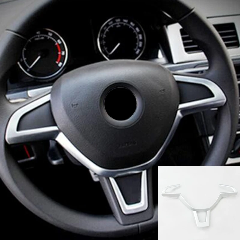 For Skoda Octavia 2016 2017 2018 ABS Matte Car Steering Wheel Cover Trim Car Styling accessories 1pcs
For Skoda Octavia 2016 2017 2018 ABS Matte Car Steering Wheel Cover Trim Car Styling accessories 1pcs