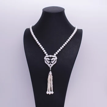 Luxury Pearl Necklace 80cm Natural Freshwater Pearl Pendant Necklace Women 100% Handmade Craft Necklace Jewelry
Luxury Pearl Necklace 80cm Natural Freshwater Pearl Pendant Necklace Women 100% Handmade Craft Necklace Jewelry